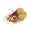 Croquetes de gambes amb porro